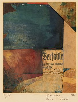 Kurt Schwitters - Mz 170. Le vide dans l'espace (1920) sur Peter Balan