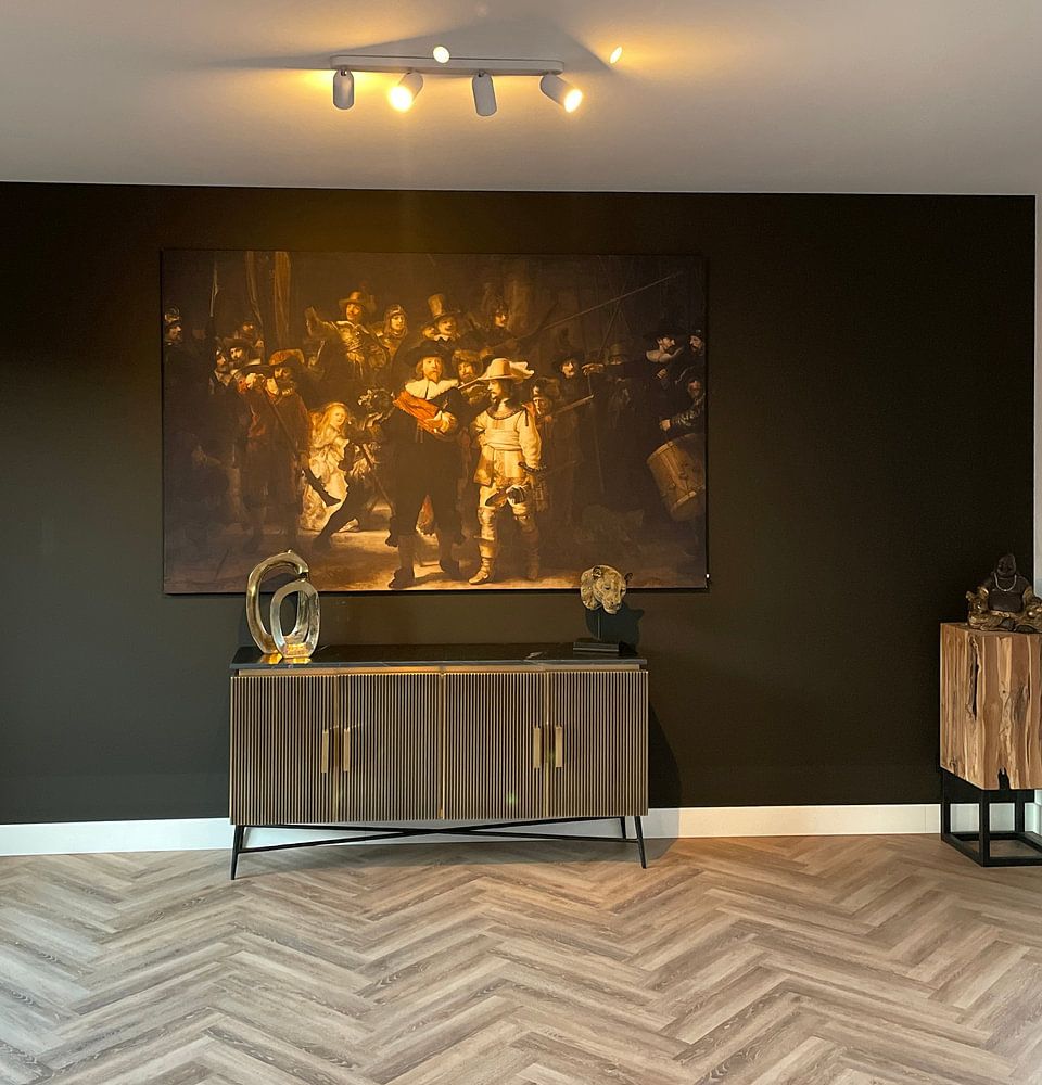 Uitsnede De Nachtwacht,Rembrandt van Rijn 