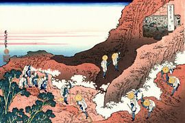 Katsushika Hokusai – Climbing on Mt. Fuji | Iconic Edo-Era Print Celebrating Japan’s Sacred Mountain by Timeless Artworks