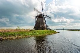 Kinderdijk Windmolens van Brian Morgan