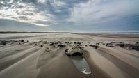 Storm op het strand 05 van Arjen Schippers thumbnail