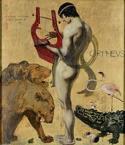 Franz von Stuck - Orpheus und die Tiere (1891)