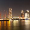 Rotterdam horizon dans la soirée sur Rene du Chatenier