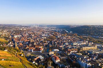 Luchtfoto Esslingen am Neckar van Werner Dieterich