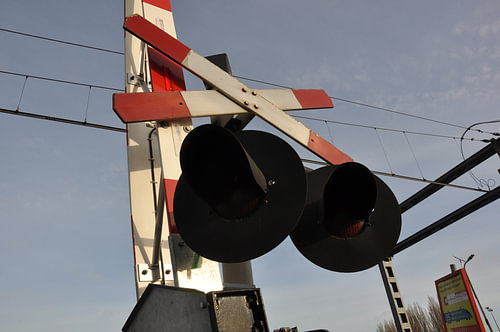 Afbeelding van trein licht stop