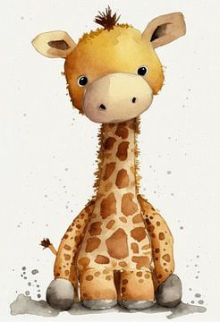Giraffe kinderkamer van Bert Nijholt