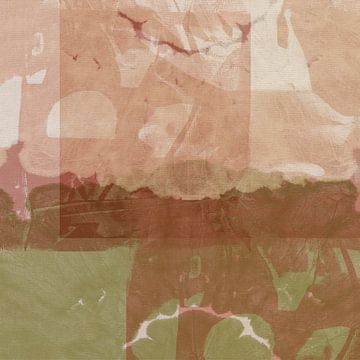 Calm Botanical in Terracotta en Groen van Dina Dankers
