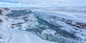 Gullfoss waterfall - IJsland van Tux Photography