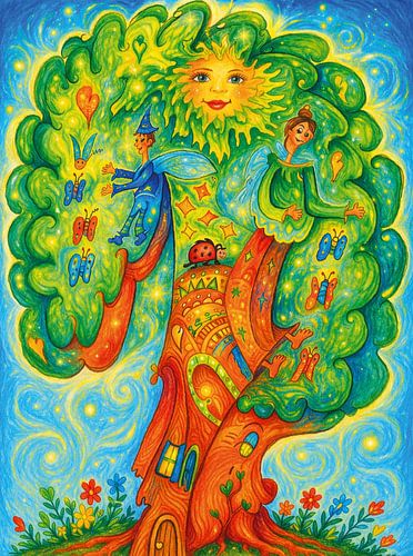 Der leuchtende Zauberbaum von Renate Sell