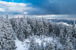 Winter im Riesengebirge bei Benecko