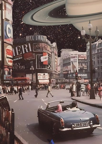 car city space by Classic artwork