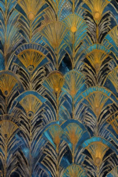 Feuilles de palmier d'or par Whale & Sons