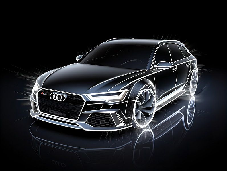 Audi A6 Car Auto Sportwagen von FotoKonzepte
