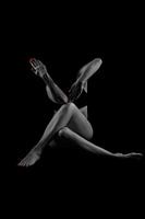 Silhouette in Silence - Artistic Black and White Photography