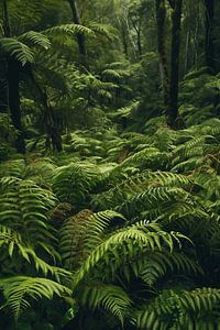 Wandern im Wald
