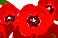 Tulipes rouges par Maerten Prins Aperçu