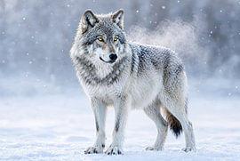 Winterwolf von Markus Gann