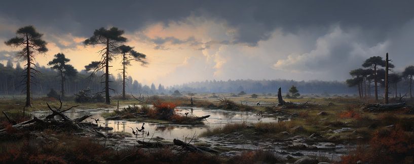 Painted Landscape by Wonderful Art