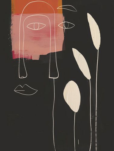 Bohemian illustratie, modern en abstract