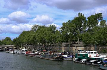 woonboten seine in Parijs van Martin Albers Photography