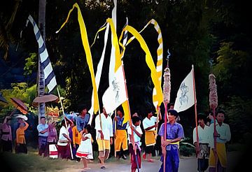 Festival Procession Bali by Dorothy Berry-Lound