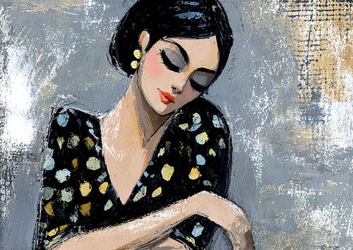 Stylish Tranquillity and Elegance by Abstract Painting