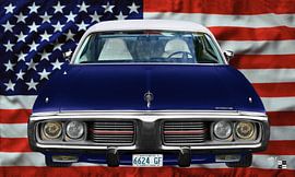 1974 Dodge Charger 383 with US-Flag