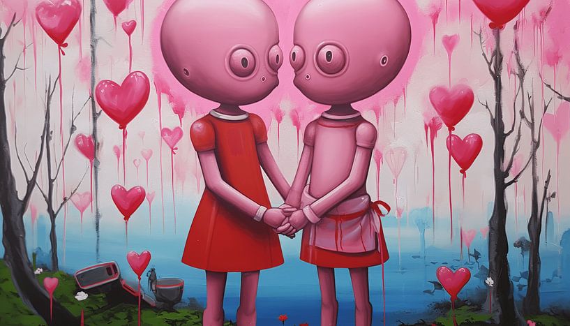 Faces of Romance by Art Lovers