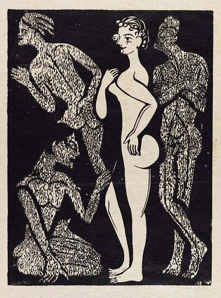 The woman and the men, ERNST LUDWIG KIRCHNER, 1937 by Atelier Liesjes