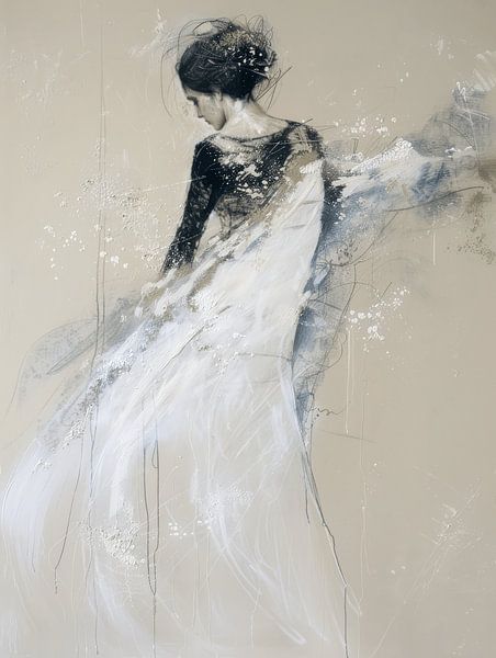 Figuratief portret van Carla Van Iersel