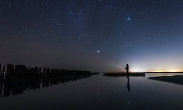 A starry night on the Friesian Wadden coast: The Mystery of the Night by Hevonax Photography