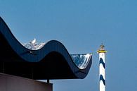 The fish ladder and Lange Nelle lighthouse by Jan Van Bizar thumbnail
