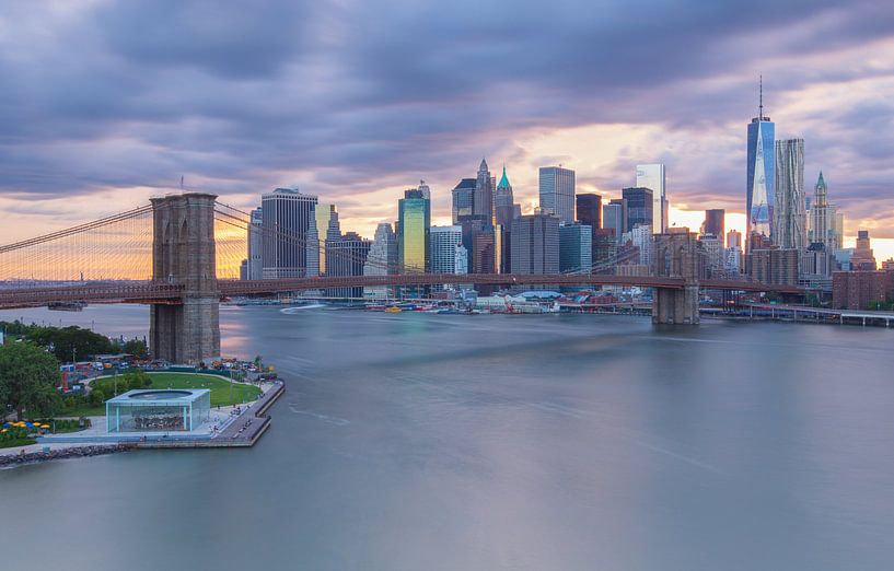 New York City - Brooklyn Bridge - USA by Marcel Kerdijk