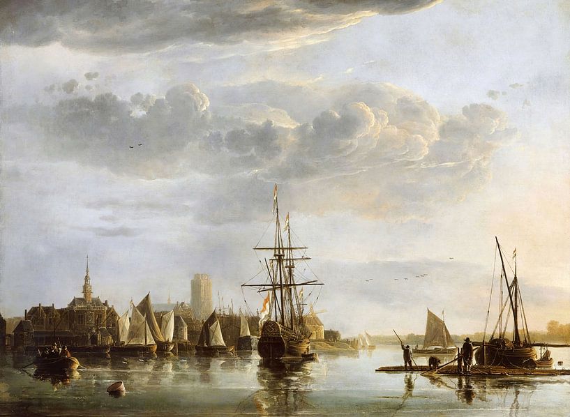 View of Dordrecht, Aelbert Cuyp by Masterful Masters