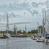 Voiliers dans le port de Delfzijl fois DelfSail sur John Kreukniet