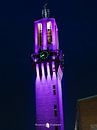 Hengelo city hall tower (purple) by Remco Ditmar thumbnail