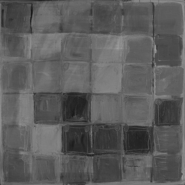 36 Black and White squares von Liliane Dumont