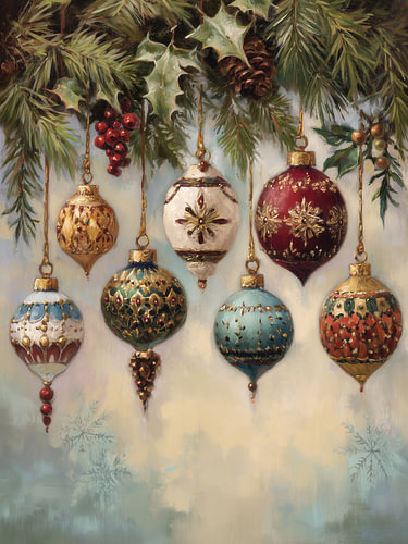 Décorations de Noël vintage