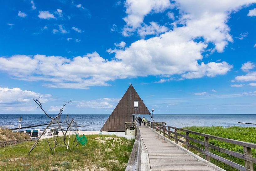 Die Seebrücke in Koserow auf der Insel Usedom von Rico Ködder