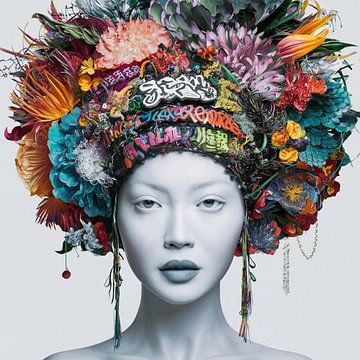 Asia Girl - Street Art - Urban 08