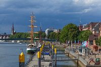 Bremer Schlachte, Panorama, Bremen, Duitsland
