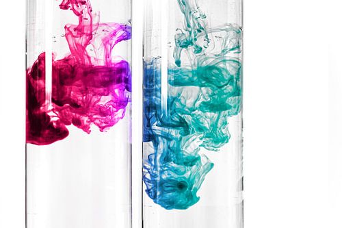 Colour dissolves in water