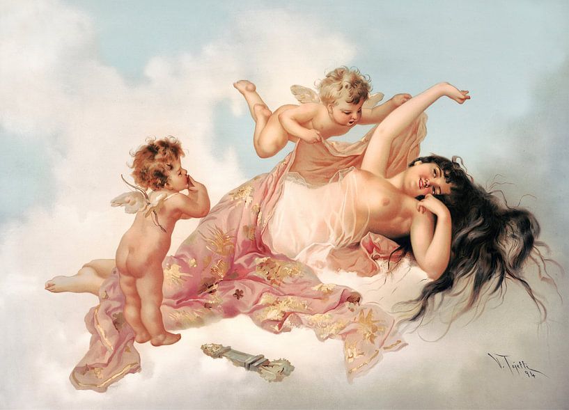 Erwachen der Liebe, 1894 von Atelier Liesjes