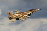 F-16 de l'armée de l'air israélienne combattant le Falcon par Dirk Jan de Ridder - Ridder Aero Media Aperçu