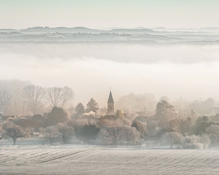 Winter in Étroussat von Ruud Peters