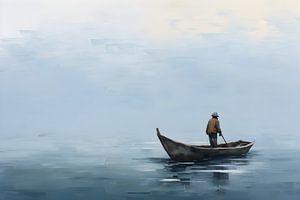 Der Angler im Sturm