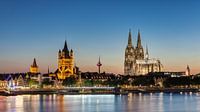 Cologne in the evening