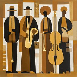 Minimalist musicians by TheXclusive Art