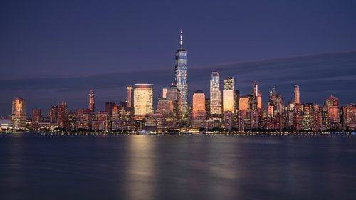 New York City Skyline color