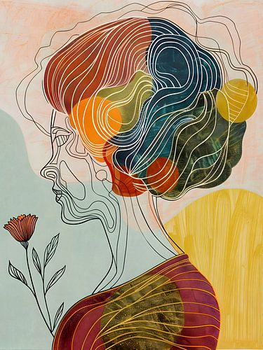 Contouren van de vrouw 9